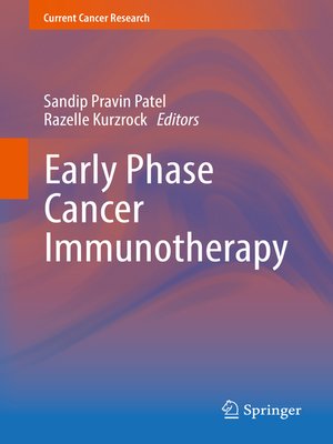 cover image of Early Phase Cancer Immunotherapy